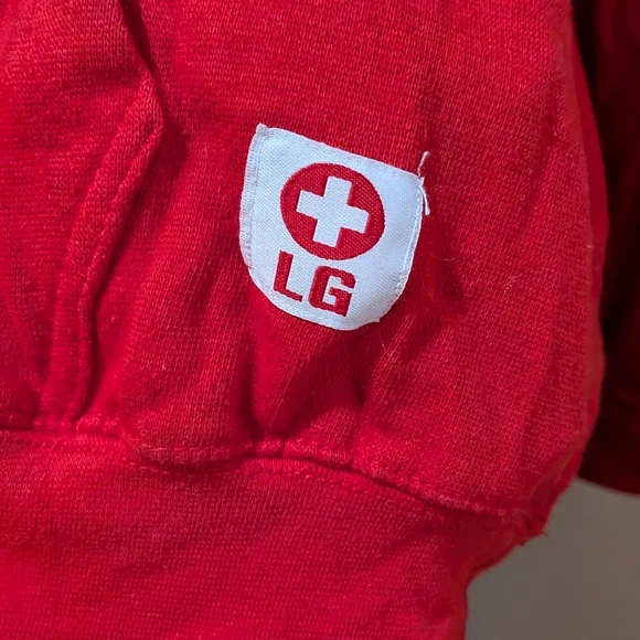 Red Lifeguard Men's Pullover - Picture 2 of 10